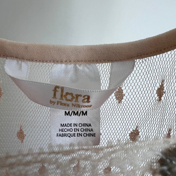 Vintage Nightgown Slip Dress Size M Satin Lace Romantic Fairy Maxi Chemise Y2K - Picture 7 of 10